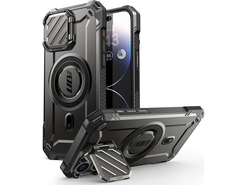 SUPCASE Unicorn Beetle MAG XT MagSafe Rugged Case for iPhone 15 Pro, Shock-Absorbing, Black (SPH23PR61MGXTBK)
