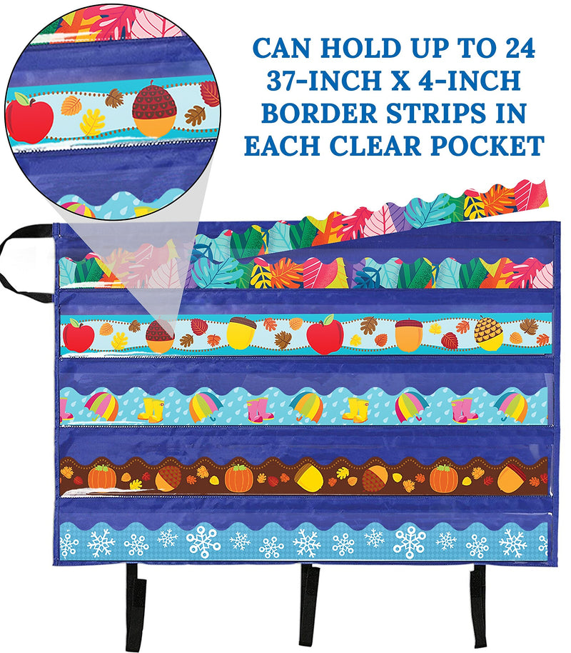 Carson Dellosa Education Deluxe Border and Bulletin Board Storage, 2 Pieces