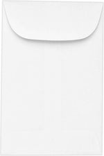 JAM Paper #4.5 Coin Envelopes 3" x 4 7/8", White, 50 Pack (94839-50)