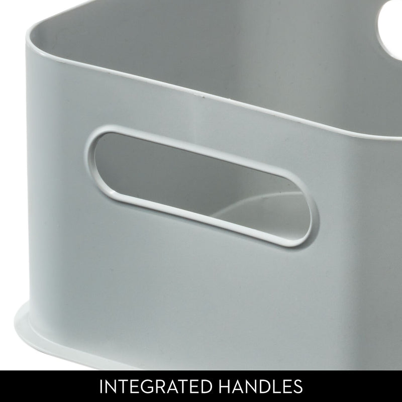 iDESIGN Medium Stackable Plastic Storage Bin, Gray (29212M2)