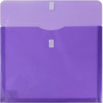 JAM Paper Premium Plastic Document File, Letter, Purple, 3/Pack (218V1PUX3)