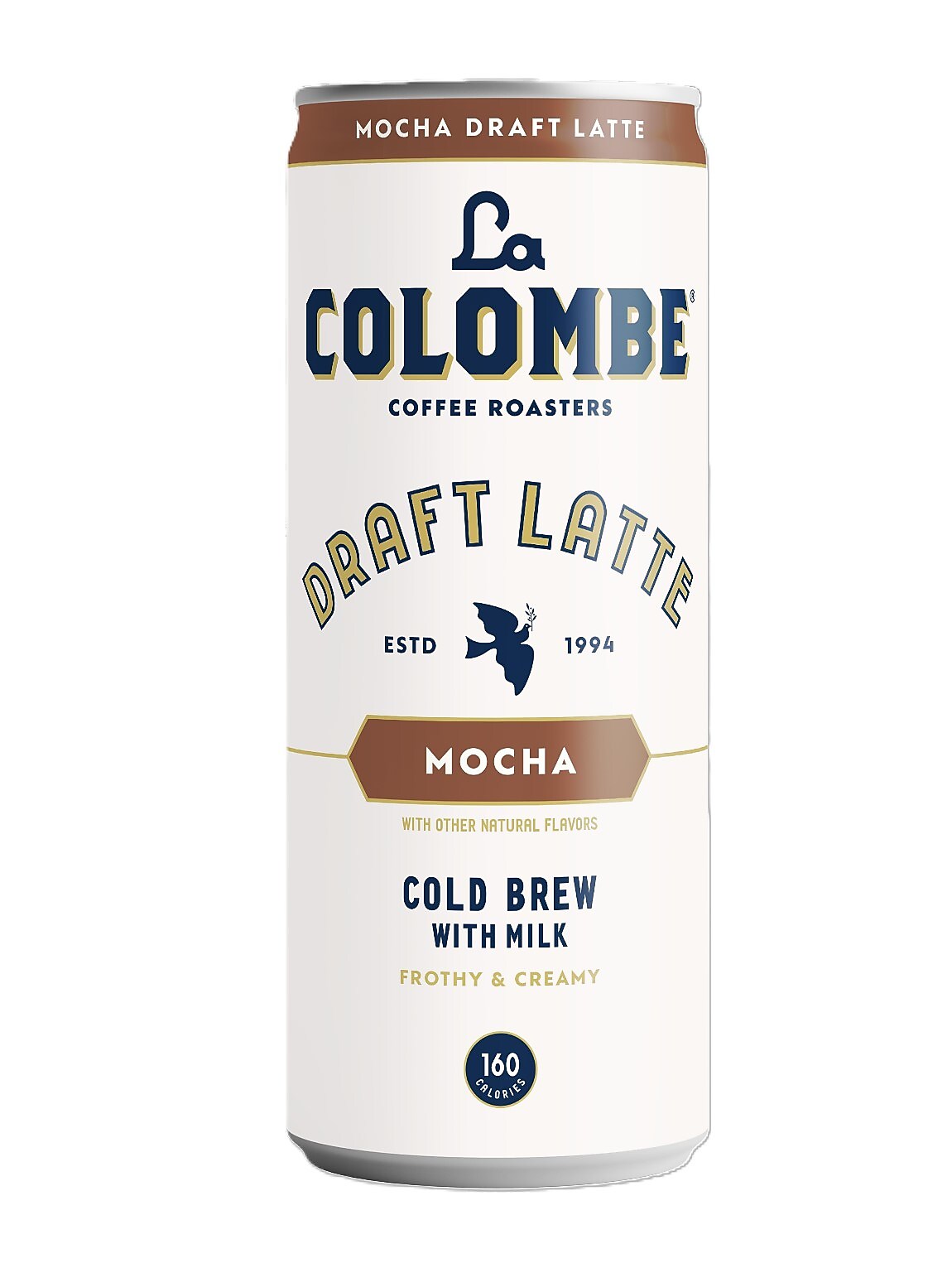 La Colombe Draft Mocha Latte Caffeinated Cold Brew Coffee, Medium Roast, 11 oz., 12/Carton (PPPURC1202)