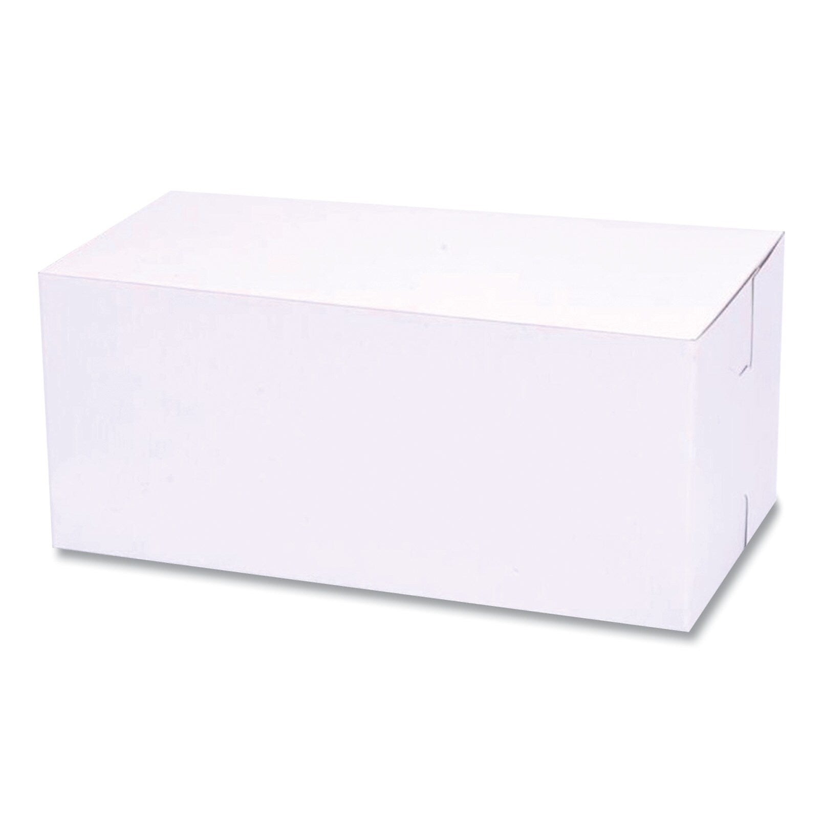 SCT White One-Piece Non-Window Bakery Boxes, Standard, 9 x 5 x 4, White, Paper, 250/Bundle