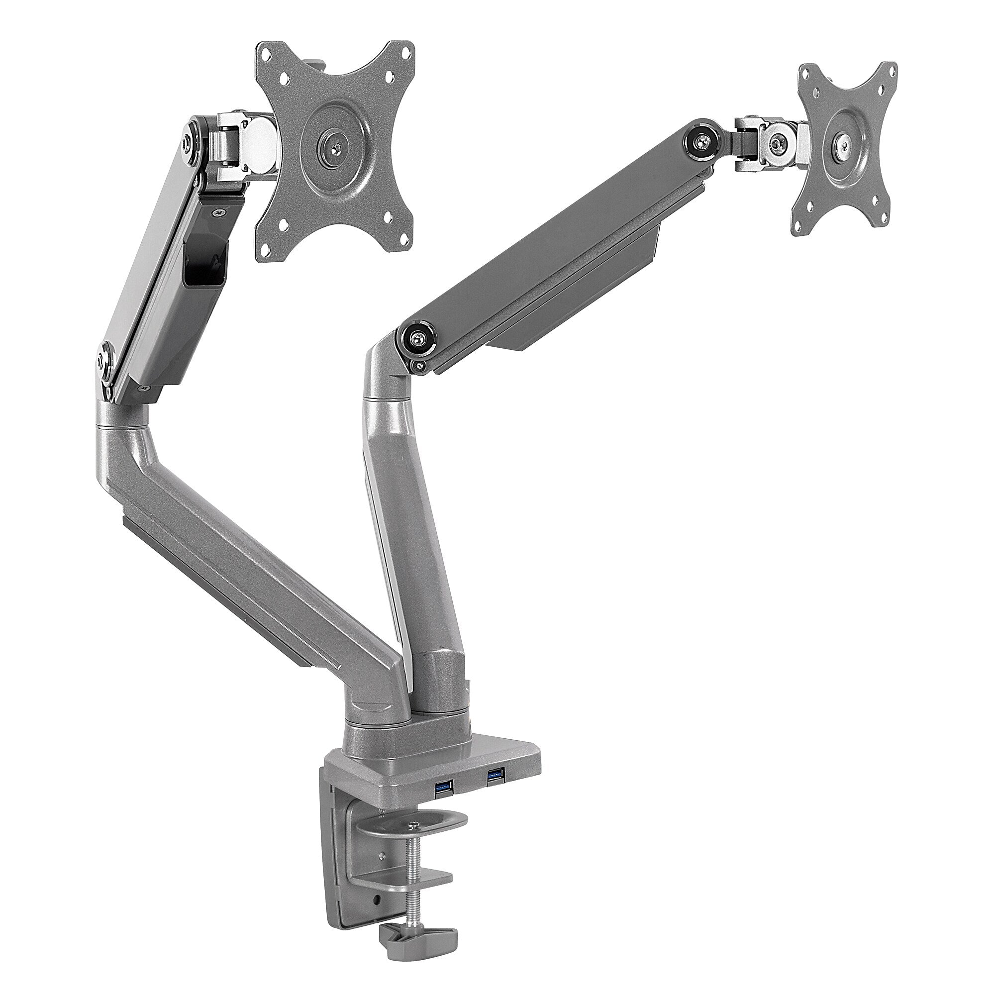 Mount-It! Dual Monitor Mount Arm with 2 USB Ports (MI-2762)