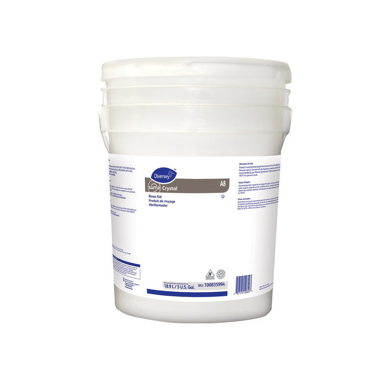 Diversey Suma Crystal A8, Characteristic Scent, 18.9 L Container (DVO100835994)