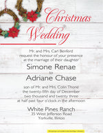 Great Papers! Holiday Stationery Letterhead Wreaths on Wood, Multicolor, 50 sheets (2024039)