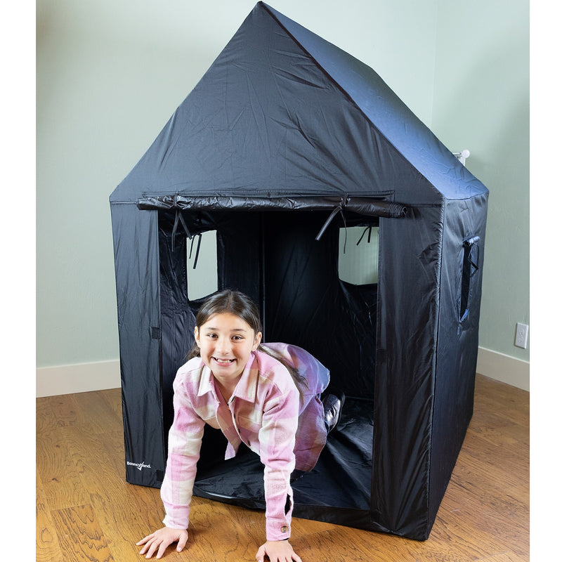 Bouncyband Indoor Framed Sensory Dark Den, 39" x 46" x 57" (BBASDMDBK)