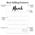 2026 TF Publishing 17" x 22" Monthly Desk Calendar, (26-8214)