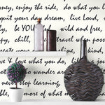 York Wallcoverings Dream Big Script Peel and Stick Wallpaper (RMK9005WP)
