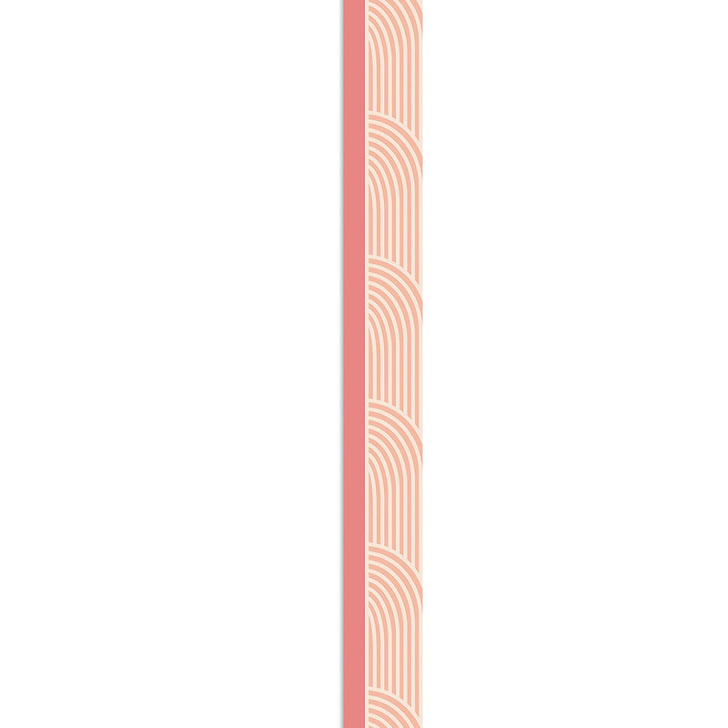 Carson Dellosa Education True to You Straight Bulletin Board Borders, 3" x 3', Coral Wave, 6/Bundle (CD-108524-6)