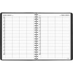 2026 AT-A-GLANCE 8" x 11" Calendar Year/Daily Appointment Book, Faux Leather Cover, Black (70-822-05-26)