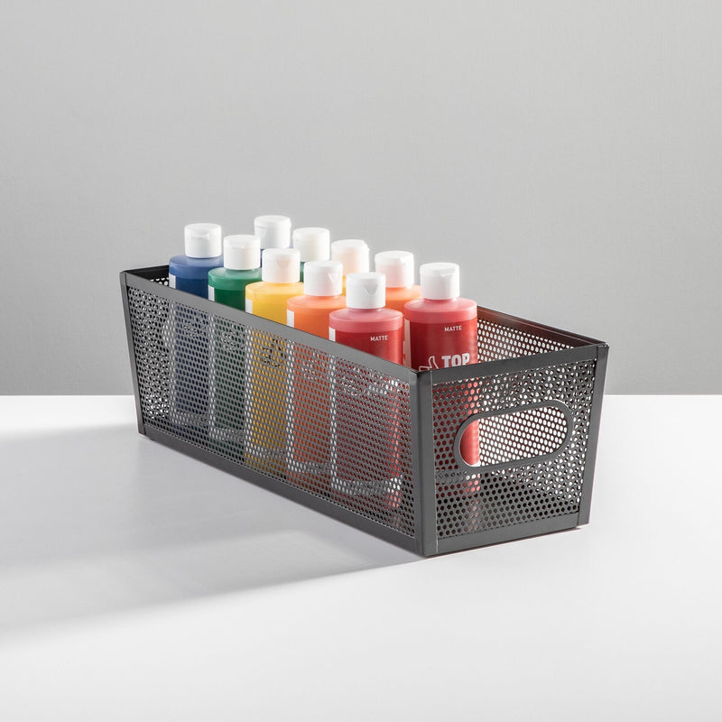 mDesign Steel Organizer, Matte Black (25991)