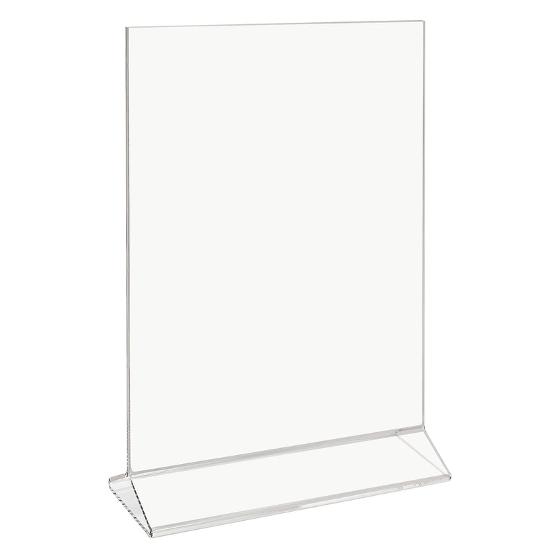 Staples Sign Holder, 8.5" x 11", Clear Acrylic, 10/Carton (ST62658)