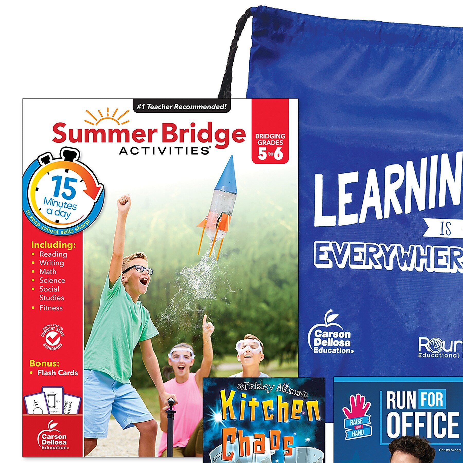 Summer Bridge Activities Summer Bridge Essentials Backpack, Grade 5-6 Workbook, 8/Set (CD-745387B)