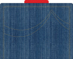 Barker Creek Denim File Folder, 1/3-Cut Tab, Letter Size, Multicolor, 36/Set (BC3915)