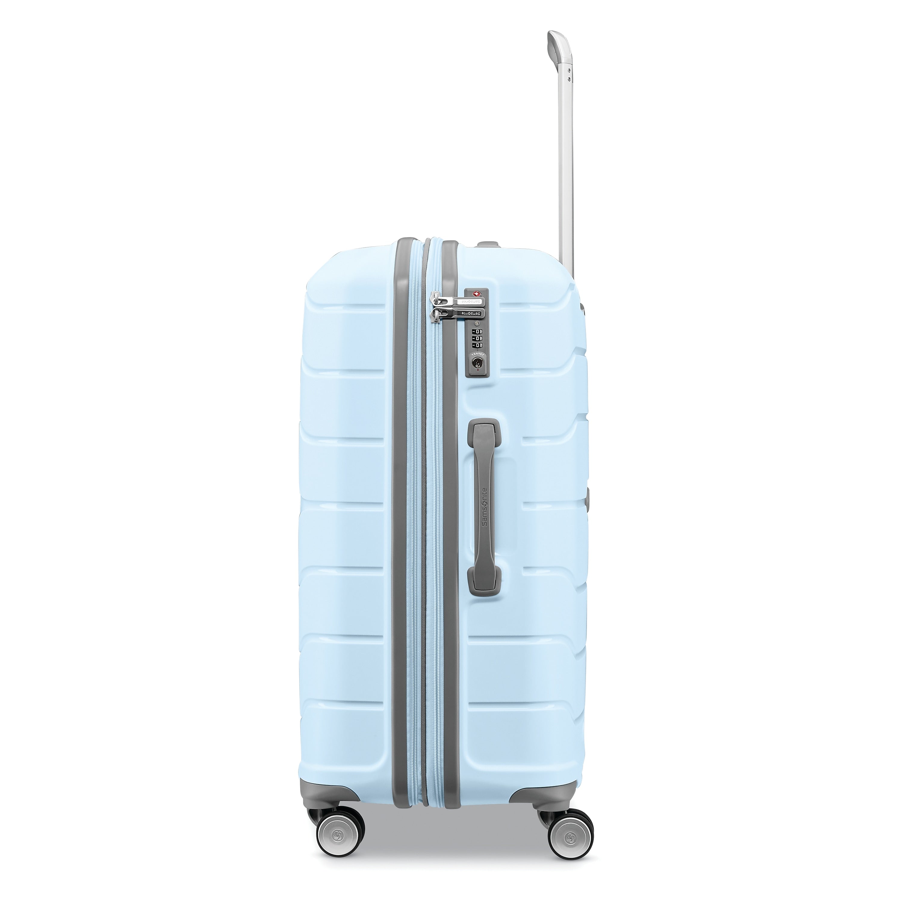 Samsonite Freeform 24.0" Hardside Suitcase, 4-Wheeled Spinner, Sky Blue (78256-1809)