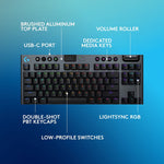 Logitech G Series G915 X LIGHTSPEED TKL Wireless Clicky Gaming Keyboard, Black (920-012753)