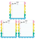 Carson-Dellosa Take Note Notepad Set, Multicolored (145401)