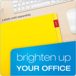 Pendaflex Reinforced Classification Folder, 3/4" Expansion, Letter Size, Yellow, 50/Box (H10U13Y)