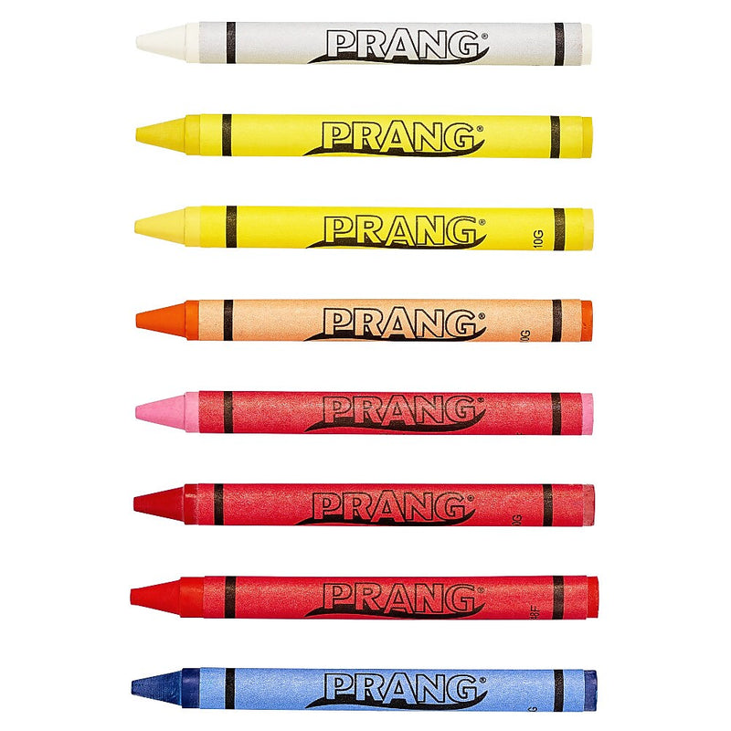 Prang Standard Crayons, Assorted Color, 16/Box (X00100)