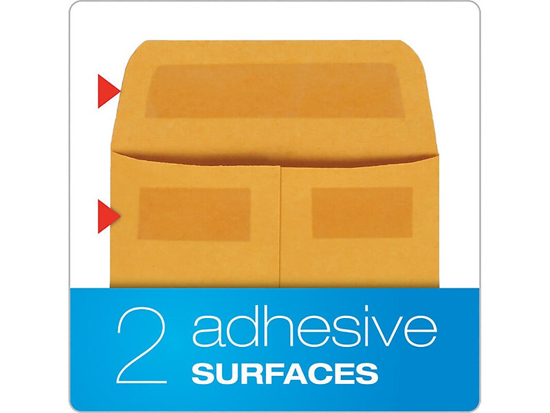 Quality Park Redi-Seal Self Seal #7 Envelope 3 1/2" x 6 1/2", Kraft, 500/Box (QUA50765)