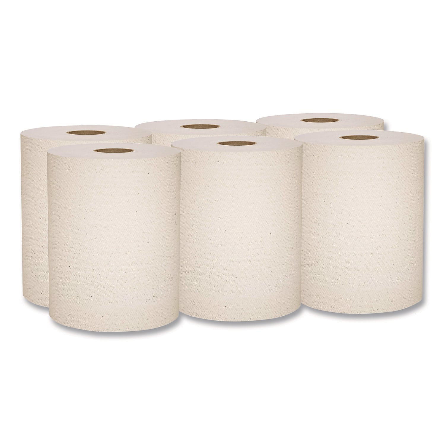 Scott Essential Recycled Hardwound Paper Towels, 1-Ply, 800 ft./Roll, 6 Rolls/Carton (56758)