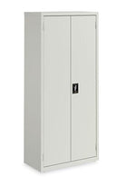 OIF 66"H Steel Storage Cabinet with 3 Shelves, Light Gray (CM6615LG)
