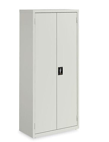 OIF 66"H Steel Storage Cabinet with 3 Shelves, Light Gray (CM6615LG)
