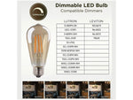 Viribright 5-Watts Warm White LED Decorative Bulb, 6/Box (641350-6)
