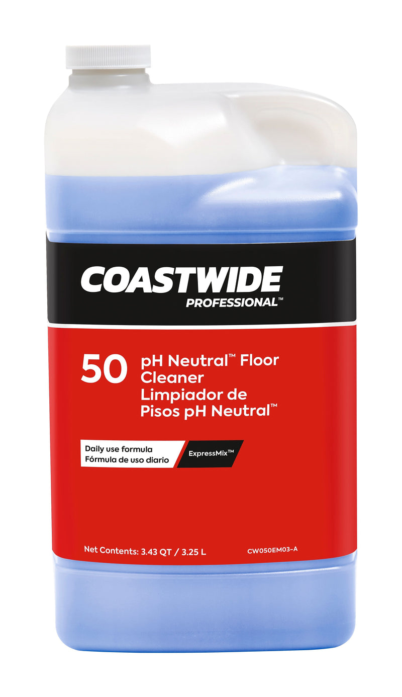 Coastwide Professional™ Floor Cleaner pH Neutral Concentrate for ExpressMix, 3.25L, 2/Carton (CW050EM03-A)