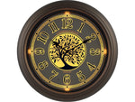 La Crosse Technology Indoor/Outdoor Lighted Dial Analog Quartz Wall Clock, 18"Dia. (403-3246BR)