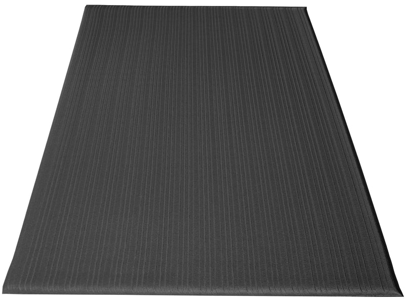 Crown Mats Tuff-Spun Foot-Lover Anti-Fatigue Mat, 36" x 60", Black (FL 3660BK)