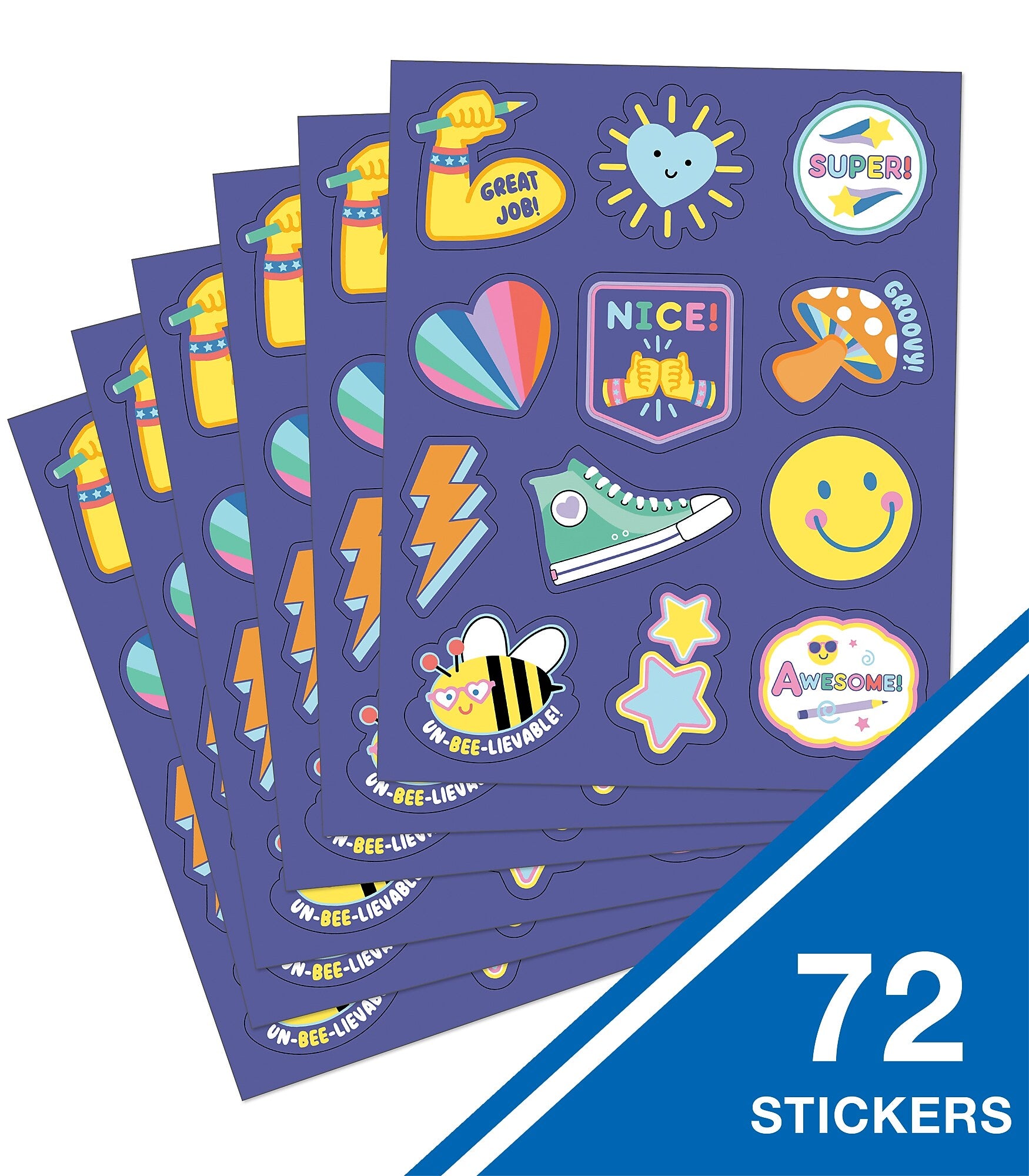 Carson Dellosa Education We Stick Together Motivational Stickers, Multicolored, 72/pack (168329)