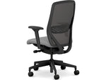 HON Nucleus Fabric/Mesh Swivel Task Chair, Frost/Black (HNR1KD.Y2.STC.A.H.IM.CU22.BL.SB.T)