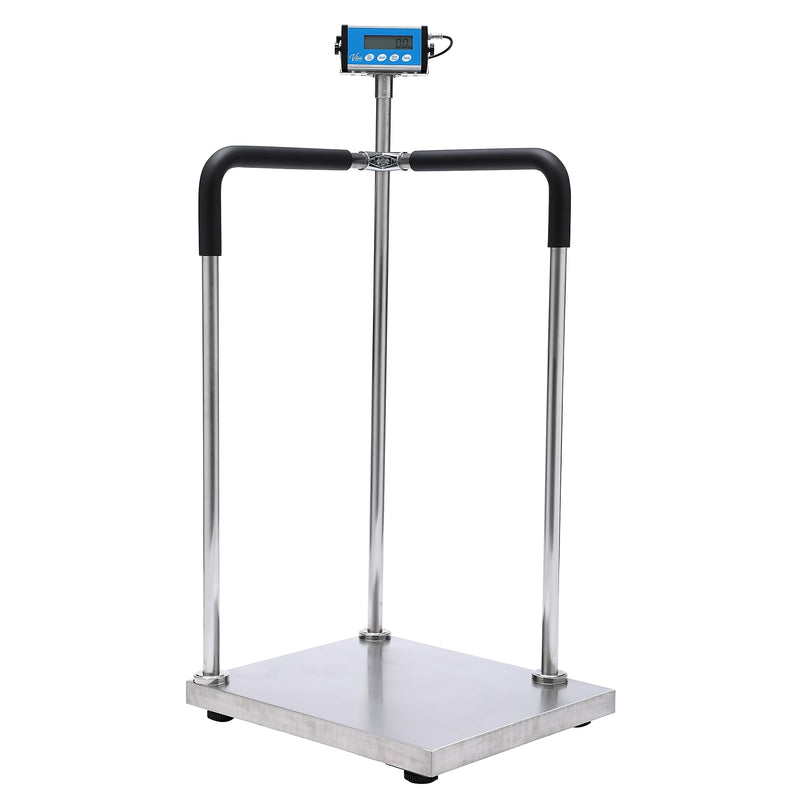 Viva Comfort ME904 ADI904-05-MK Bariatric Scale with Wheels, Silver, 660 lbs. Capacity