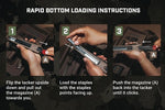 Bostitch SpecOps Hi-Start Hand Tacker, T50 Style Staples (BOSSPECM50)