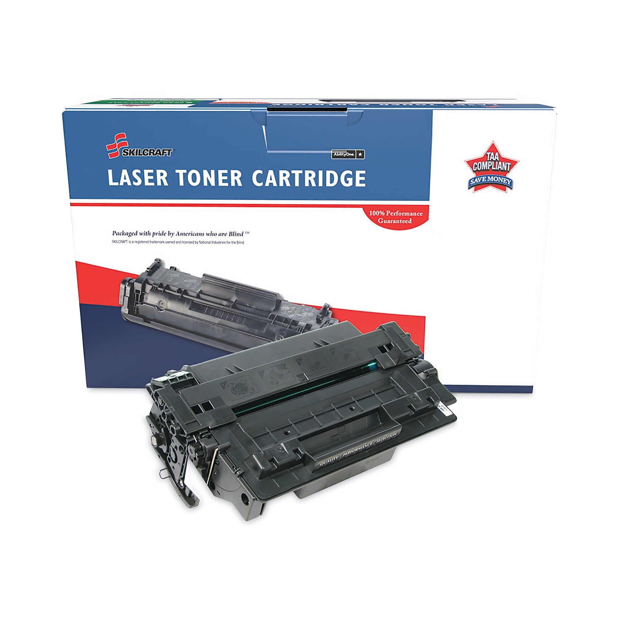 AbilityOne 7510016961568 Remanufactured Q7551A (11A) Toner, 6,000 Page-Yield, Black (NSN6961566)