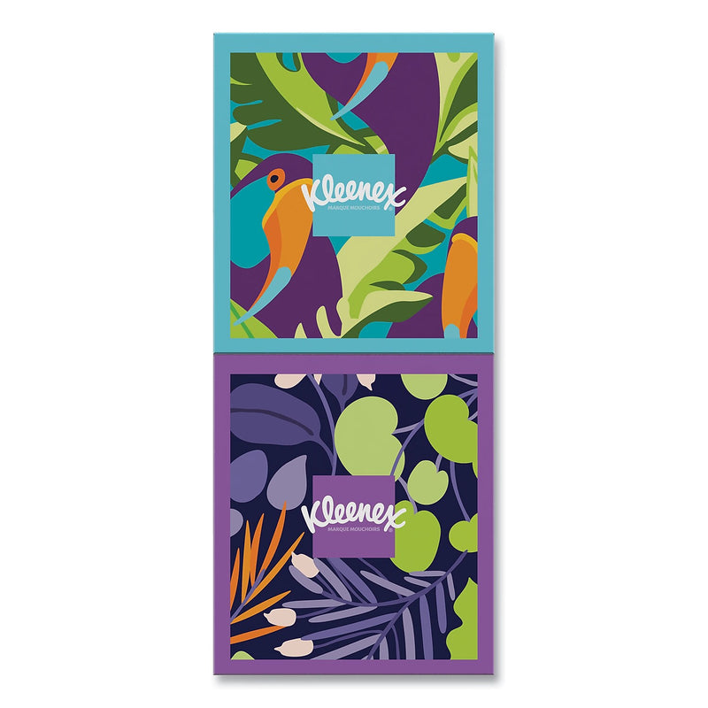 Kleenex Ultra Soft Facial Tissue, 3-Ply, 60 Tissues/Box, 4 Boxes/Pack, 12 Packs/Carton (54308)