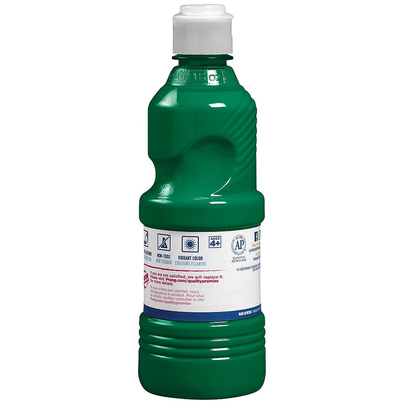Prang Ready-to-Use Washable Tempera Paint, Green, 16 oz. (21604S)