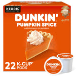 Dunkin' Pumpkin Spice Coffee Keurig® K-Cup® Pods, Light Roast, 22/Box (5000202812)
