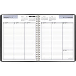 2026 AT-A-GLANCE DayMinder 7" x 8.75" Weekly Planner, Faux Leather Cover, Black (G590-00-26)