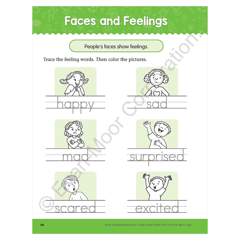 Evan-Moor Making Friends & Social Skills Bundle, Grade PreK Workbook, 2 Books/Set