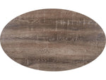 Household Essentials Jamestown 39.38"W x 23.5"D Laminate Coffee Table, Ashwood/Black (8081-1)