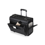 Bugatti Warren Briefcase, Laptop Compatible, Rolling, Black (BZCW053-Black)