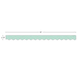 Teacher Created Resources Border Trim, 2.19" x 2.92', Composition Green Scalloped, 12/Pack, 6 Packs/Bundle (TCR9314-6)