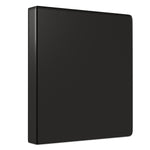 Staples 1" 3-Ring View Binder, Black (ST23733-CC)