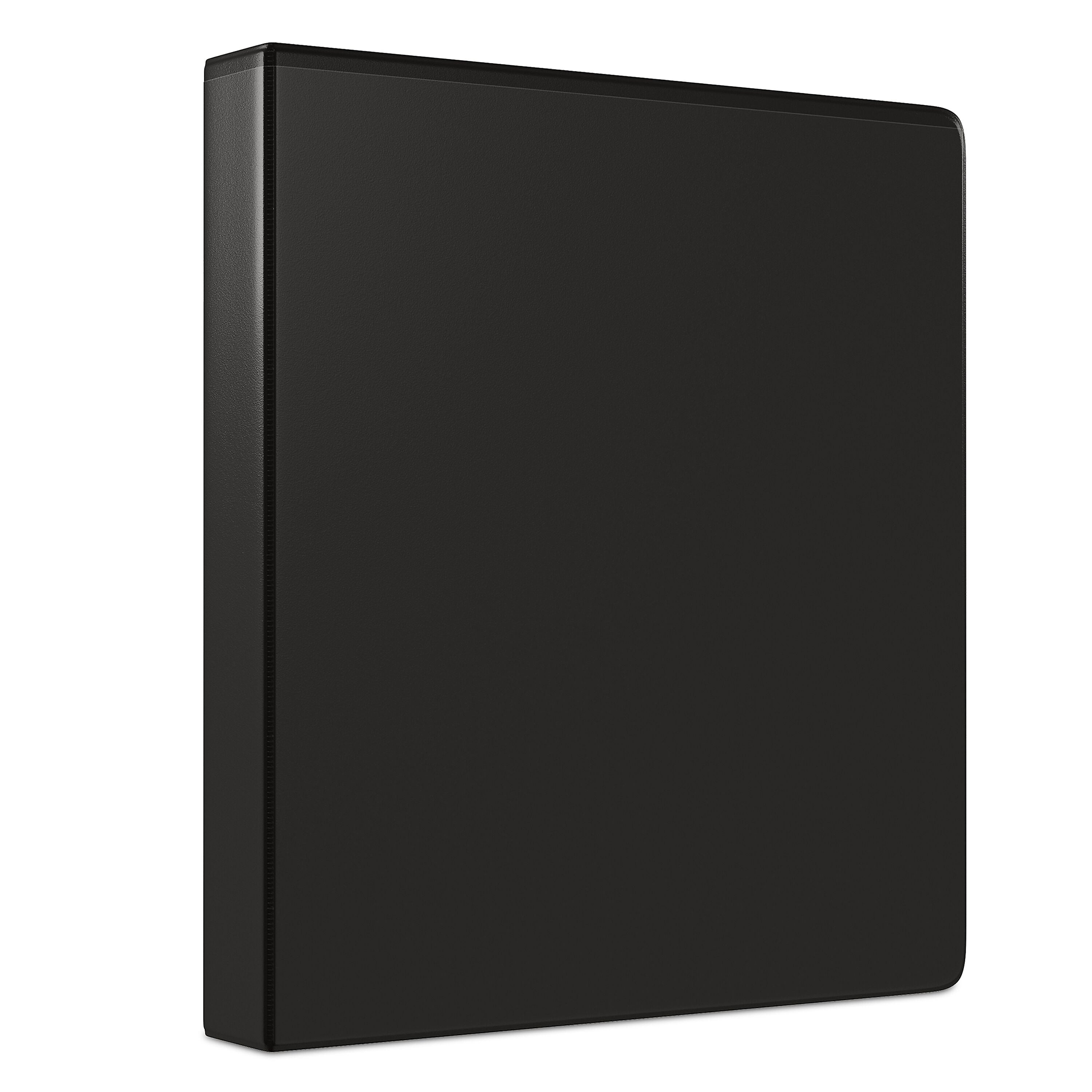 Staples 1" 3-Ring View Binder, Black (ST23733-CC)
