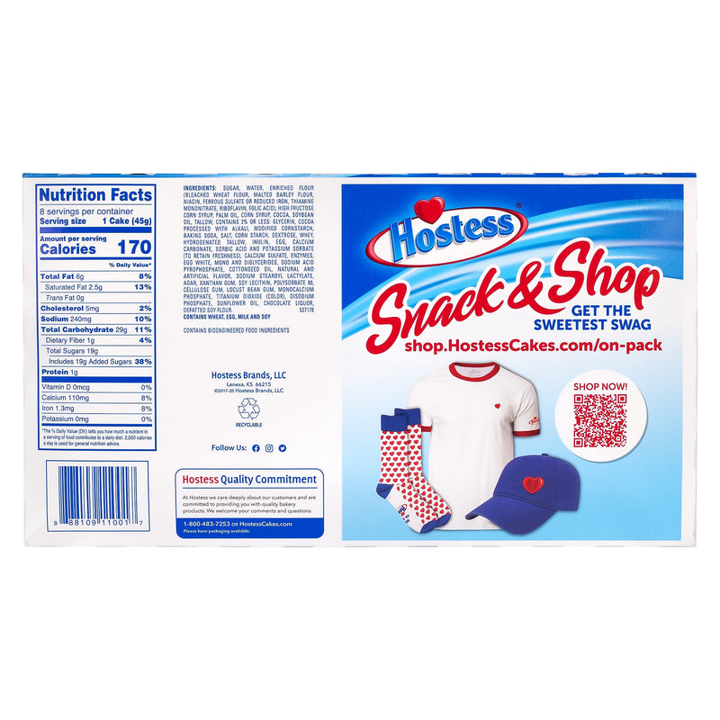 Hostess Cupcake Multi Pack, 12.7 oz, 24/Pack (600-04133)