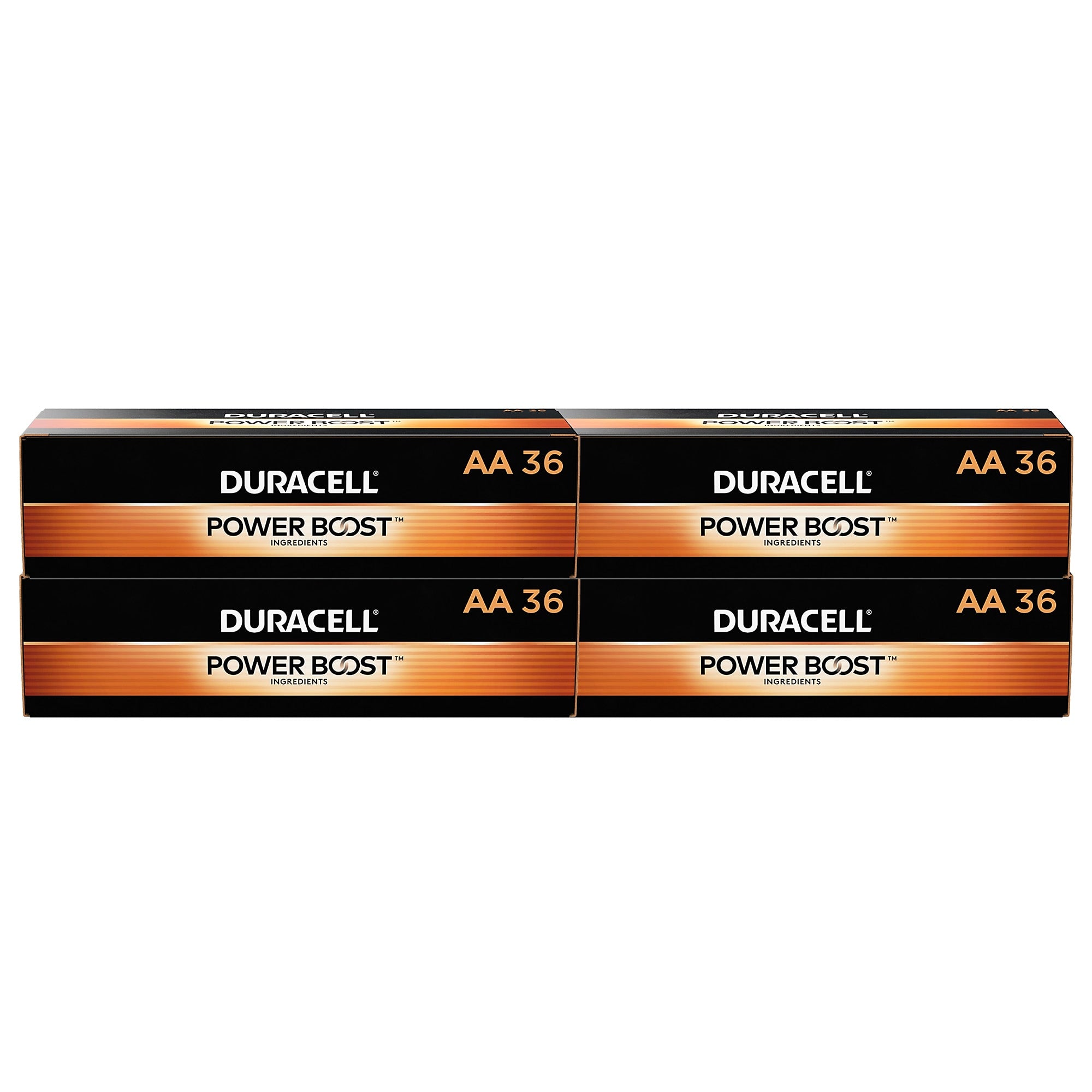 Duracell Coppertop AA Alkaline Batteries, 144/Pack (MN15P36)