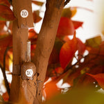 Nearly Natural 8' Autumn Ficus Artificial Fall Tree (T4767)